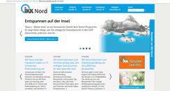 Desktop Screenshot of ikk-nord.de